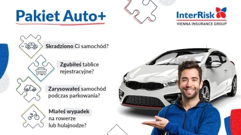 Pakiet Auto+ w InterRisk – kompleksowa ochrona samochodu i nie tylko